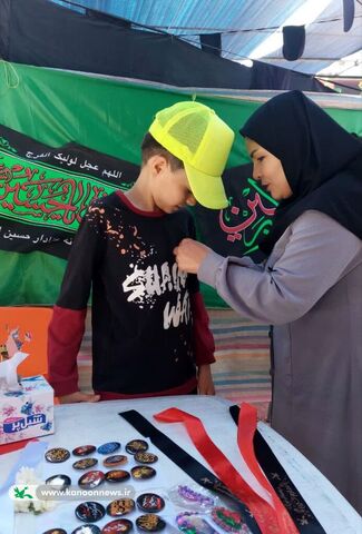 موکب مهمان های کوچک امام حسین(ع) کانون پرورش فکری کودکان و نوجوانان استان کردستان در مرز باشماق مریوان