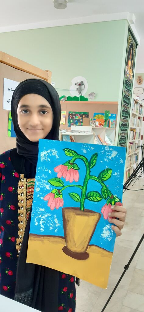 برپایی ایستگاه نهم نمایشگاه نقاشی «سفر به آبی بیکران، خلیج تا ابد فارس» در شهرستان میناب