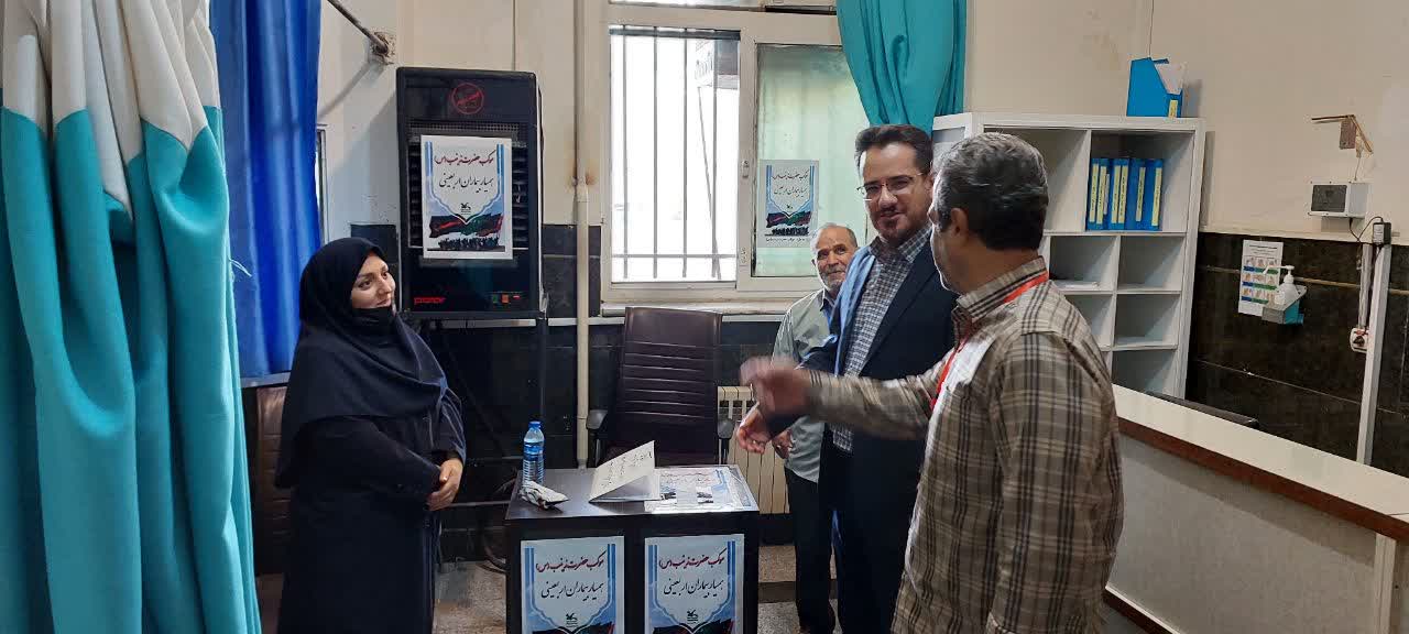 بازدید مدیرکل استان و دبیر ستاد ملی اربعین از موکب حضرت زینب (س) کرمانشاه