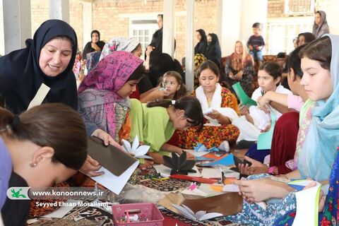ثبت لحظه‌های شاد برای کودکان، نوجوانان و خانواده‌های سیل‌زده‌ی روستای قورچای آزادشهر