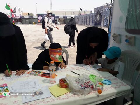 موکب کانون پرورش فکری کودکان و نوجوانان خوزستان در پایانه مرز شلمچه(۲)