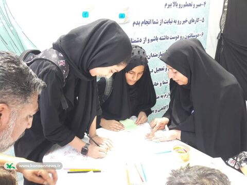 موکب کانون پرورش فکری کودکان و نوجوانان خوزستان در پایانه مرز شلمچه(۲)
