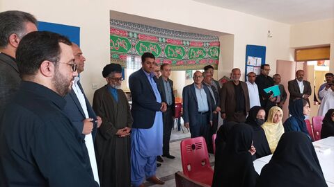 بازدید مدیرعامل کانون از مرکز فرهنگیهنری شهرستان میرجاوه