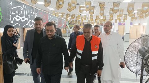 بازدید از پایگاههای ستاد اربعین در نقطه صفر مرزی میرجاوه