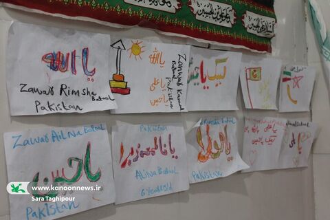 فعالیت سفیران فرهنگی کانون خوزستان در موکب و گذرگاه عبور میهمانان کوچک امام حسین‌(ع)_چذابه