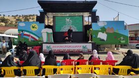 نمایش عروسکی مذهبی "مشکهای خالی" در مرز باشماق مریوان اجرا شد