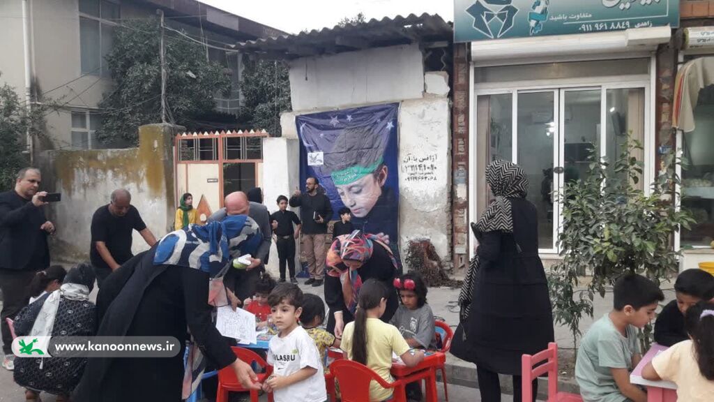 ویژه برنامهی دلدادگان اربعین در آهنگر محلهی گرگان