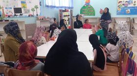 حضور مادران اعضا در کارگاه‌های مرکز شماره ۲ جهرم