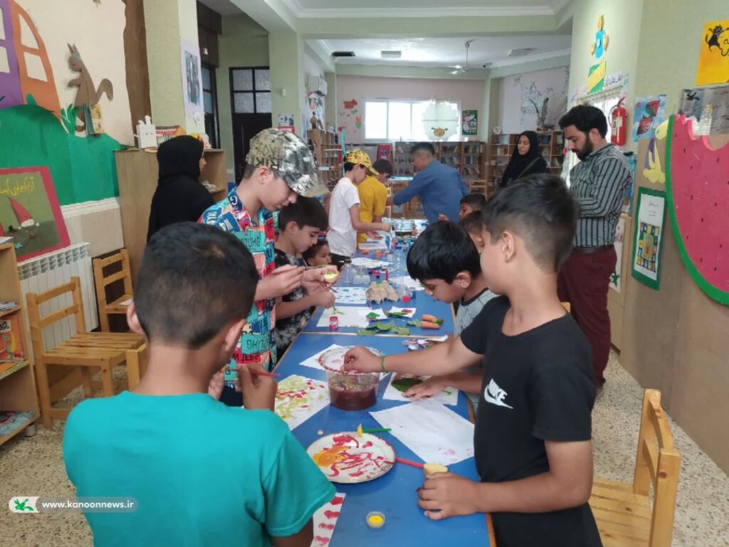 آشنایی اعضای مرکز گالیکش با« تکنیک چاپهای دستی»