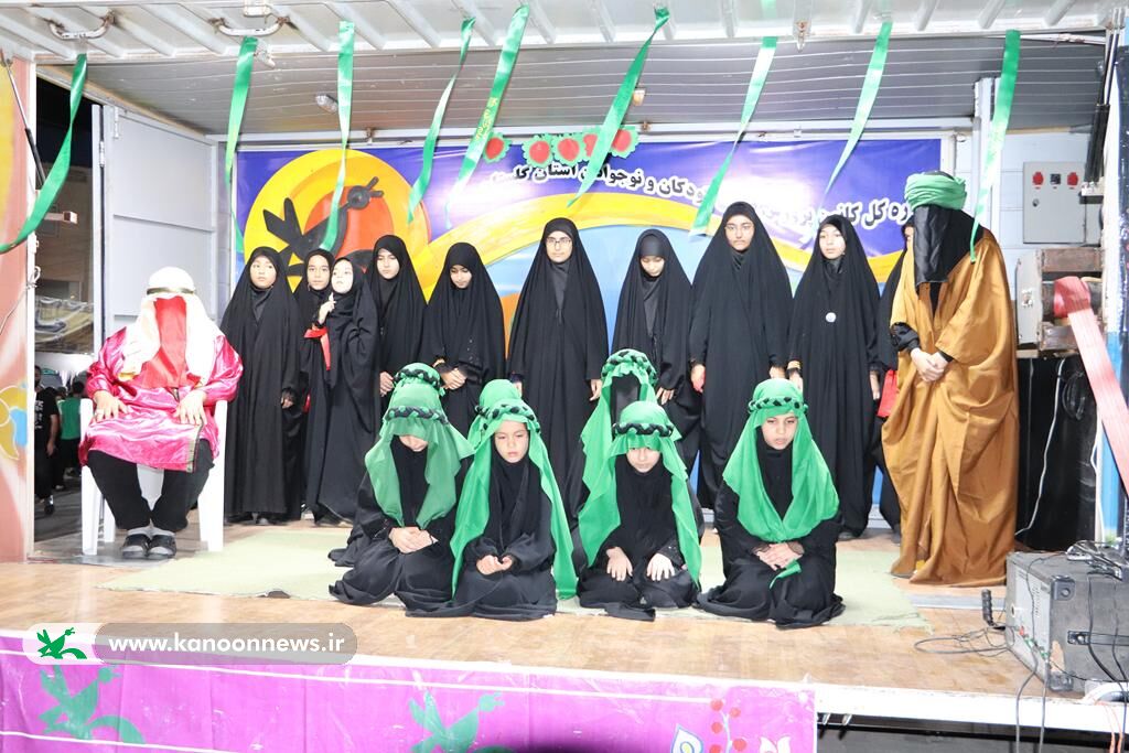 استقبال پرشور مردم از موکب کانون در خیابان اربعین گرگان