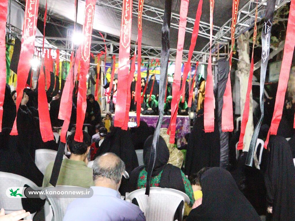 استقبال پرشور مردم از موکب کانون در خیابان اربعین گرگان