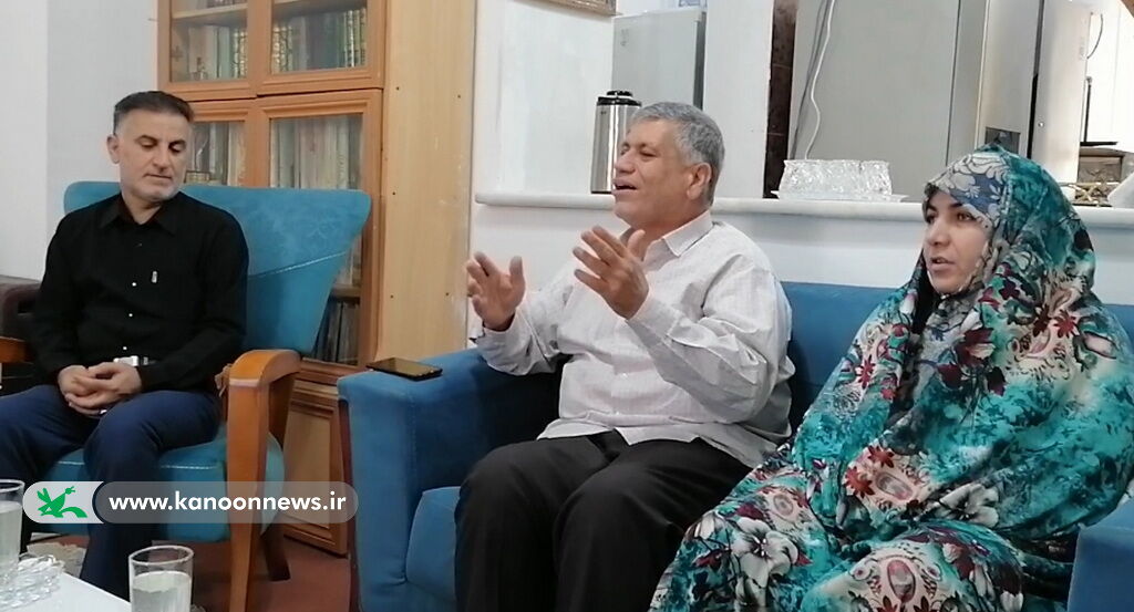 دیدار مدیرکل کانون استان بوشهر با عضو جانباز کانون