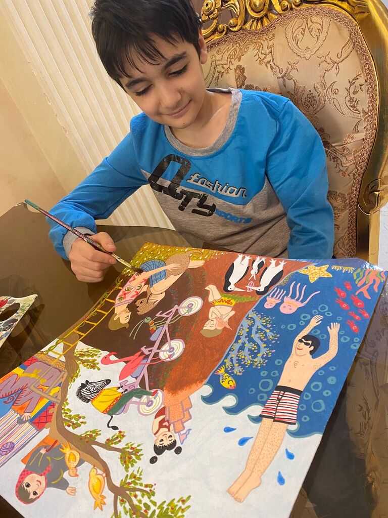 چشم‌نوازی نقاشی زیست‌محیطی کودک ایرانی در ژاپن