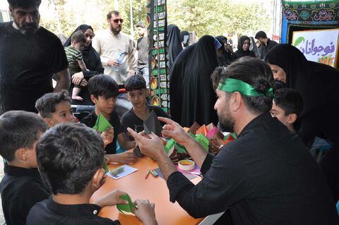 میهمانان کوچک امام حسین(ع) در مراسم جاماندگان اربعین در کرج