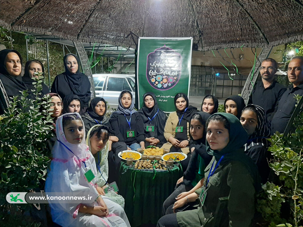 همخوانی سرود آمرزش در  صحن امام مهربان