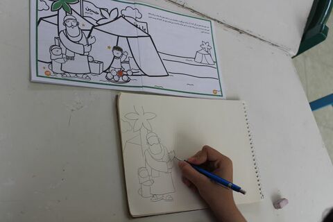 کتاب «گام گام تا داستان سفر اربعین» در آستانه اربعین حسینی برای استفاده در اختیار کودکان قرار گرفت
