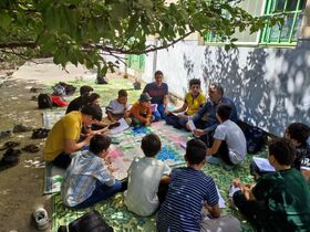 اردوی اعضای پسر فعال انجمن و کارگاه‌های ادبی با همراهی علی باباجانی برگزار شد