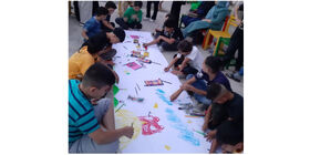 غرفه کانون پرورش فکری در جشنواره انگور سیاه سردشت
