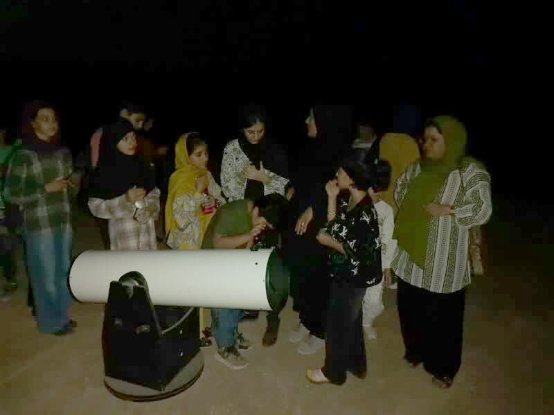 تماشای اعضای کانون بافق از ابرماه