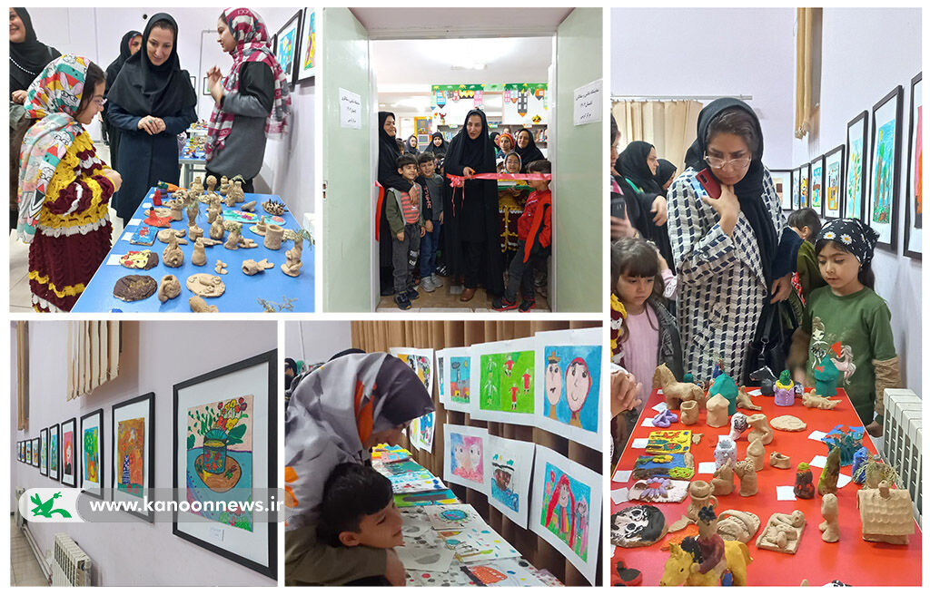 نمایشگاه گروهی نقاشی و سفال اعضا در کانون گرمی گشایش یافت