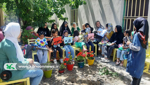فعالیت کتابخوانی در مرکز 3 کانون مشگینشهر از نگاه دوربین