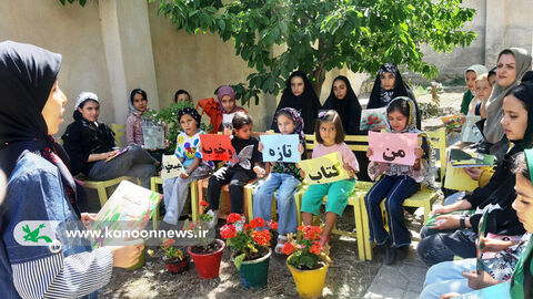 فعالیت کتابخوانی در مرکز 3 کانون مشگینشهر از نگاه دوربین