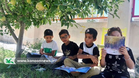 فعالیت کتابخوانی در مرکز 3 کانون مشگینشهر از نگاه دوربین