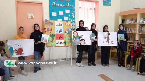 فعالیت کتابخوانی در مرکز 3 کانون مشگینشهر از نگاه دوربین