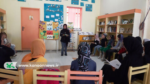 فعالیت کتابخوانی در مرکز 3 کانون مشگینشهر از نگاه دوربین