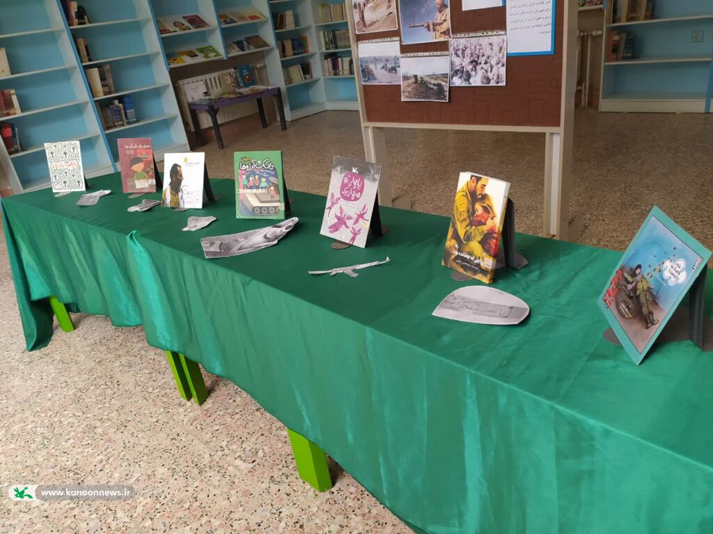 استقبال از هفته گرامیداشت دفاع مقدس در کانون پرورش فکری کودکان ونوجوانان سرایان