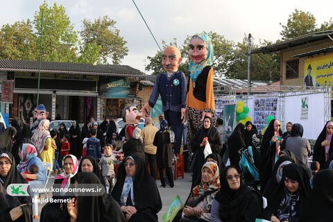 غرفه خدمات فرهنگی هنری کانون مازندران در جشن بزرگ  اجتماع منتظران در  امام زاده یحیی ساری
