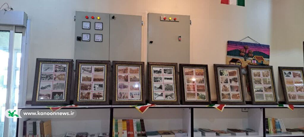 نمایشگاه دفاع مقدس در مرکز کانون الیگودرز لرستان