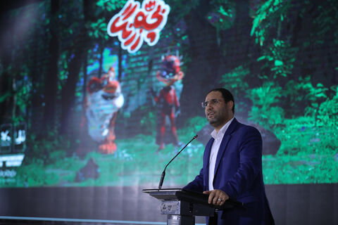 آیین افتتاح اکران پویانمایی سینمایی «بچه زرنگ» در باغ کتاب تهران