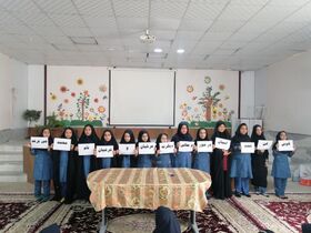 میلاد پیامبر مهربانی در جمع دانش‌آموزان شهر قنوات