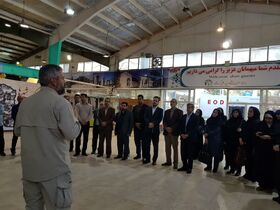 بازدید از نمایشگاه " آسمان اقتدار " در کرمانشاه