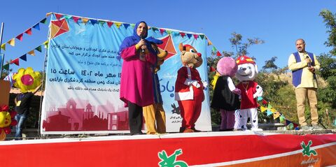 گزارش تصویری برگزاری جشن بزرگ پرواز بادبادک‌ها به همت کانون استان قزوین