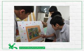 بازدید کودکان و نوجوانان از دومین نمایشگاه «رویایی که جهانی شد» کانون خوزستان