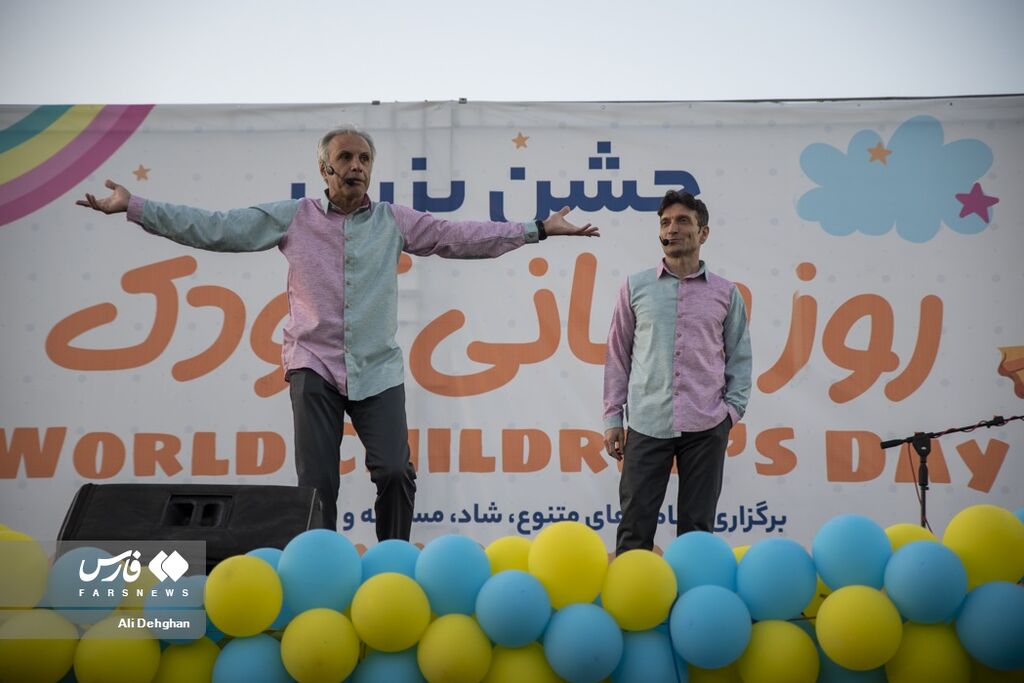 شور و شوق وصفنشدنی کودکان گرگانی در جشن بزرگ روز جهانی کودک/عمو فیتیلهایها، گل کاشتند!