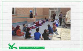 کتابخانه های سیار کانون خوزستان به روستای صراخیه از توابع شهرستان شادگان سفر کردند
