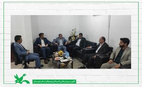 دیدار سرپرست اداره کل کانون خوزستان با رئیس کانون زبان ایران