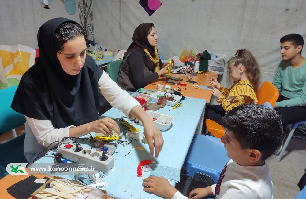 میزبانی کانون از کودکان و نوجوانان در نمایشگاه روستاآباد