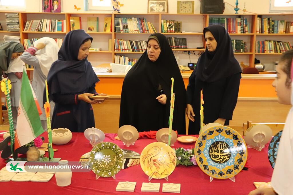 برپایی غرفه و کارگاههای فرهنگیهنری در آق قلا