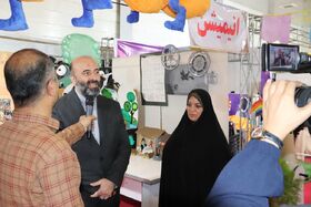 بازدید معاون سیاسی، امنیتی و اجتماعی استانداری گلستان از نمایشگاه هفته ملی کودک