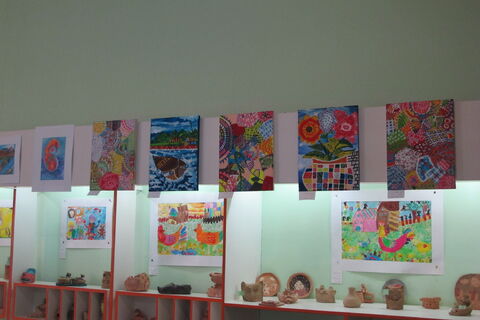 نمایشگاه آثار اعضا مرکز شماره 1 کانون کرج