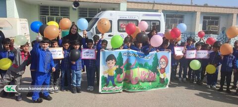 اعزام کتابخانه های سیار کانون خوزستان به روستای ابوذر غفاری از توابع شهرستان شوش
