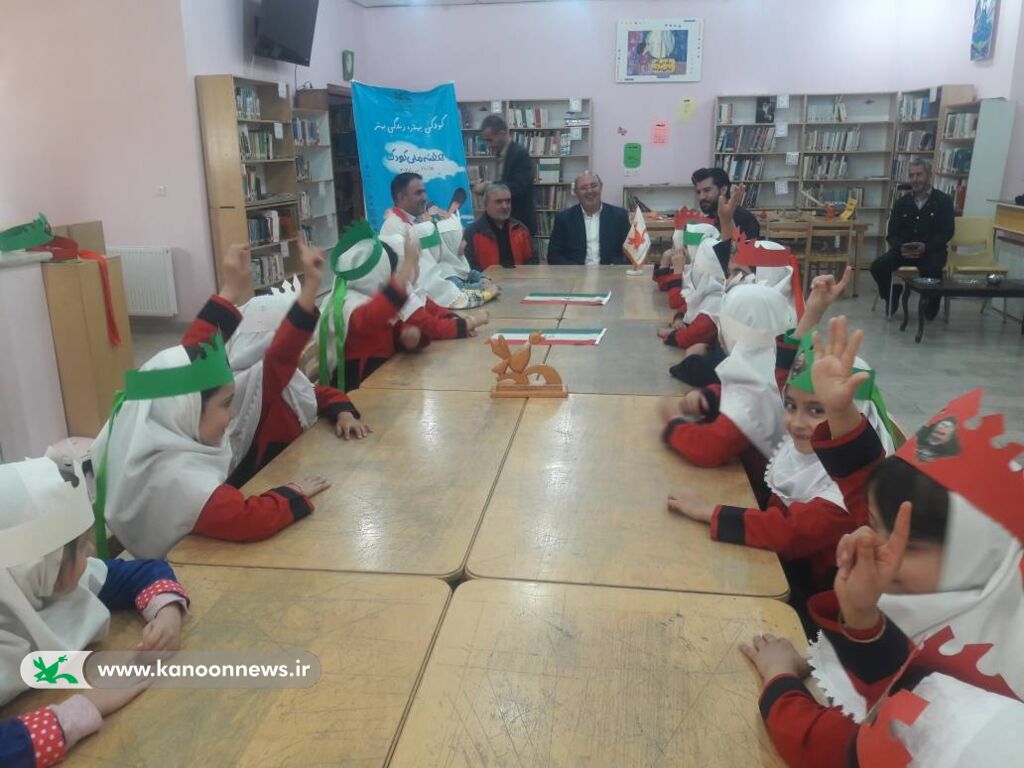 حضور فرماندار اهر در جمع صمیمی کودکان