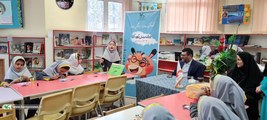 حضور فرماندار بستانآباد در جمع کودکان