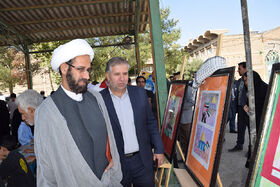 ایستگاه نقاشی کانون لرستان در مصلی های استان برگزار شد
