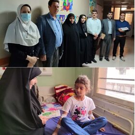 اهدای کتاب توسط کانون پرورش فکری کودکان و نوجوانان به بخش اطفال بیمارستان امام خمینی (ره) ایلام در هفته ملی کودک       
