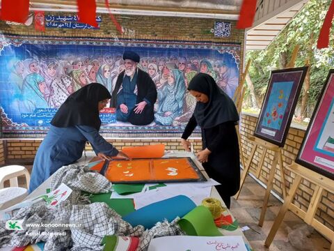 غرفه فرهنگی هنری کانون لرستان در اجلاسیه شهدای زن